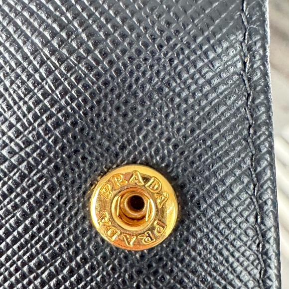 Prada Black Leather Chain crossbody bag wallet on chain - Picture 13 of 14